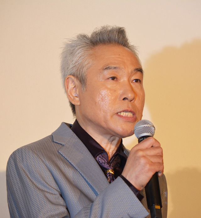 モロ師岡／『あゝ、荒野』完成披露上映会舞台挨拶