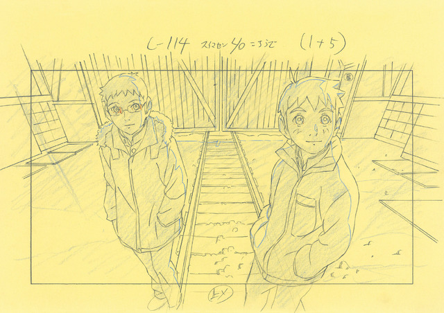 「雲のむこう、約束の場所」田澤潮によるレイアウト修正-(C)Makoto Shinkai / CoMix Wave Films