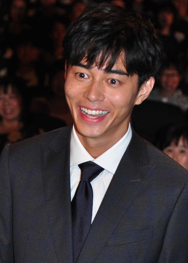 “東出スマイル”を披露した東出昌大／『関ヶ原』大ヒット舞台挨拶