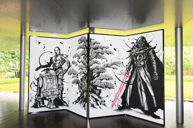 『スター・ウォーズ／最後のジェダイ』平等院成功祈願 in 京都・平等院