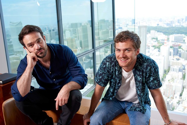 チャーリー・コックス（デアデビル役）＆フィン・ジョーンズ（アイアン・フィスト役）