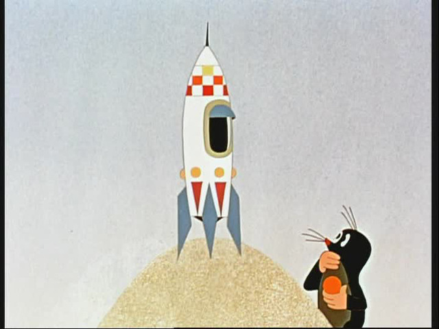 「可愛くてシュールな夜」配給:アットアームズ (C) Krátký Film Praha, a.s.　(C) Zeme pohádek,a.s. ,Zdenek Miler, Little Mole a. s.(C) Czech TV　(C) Athanor