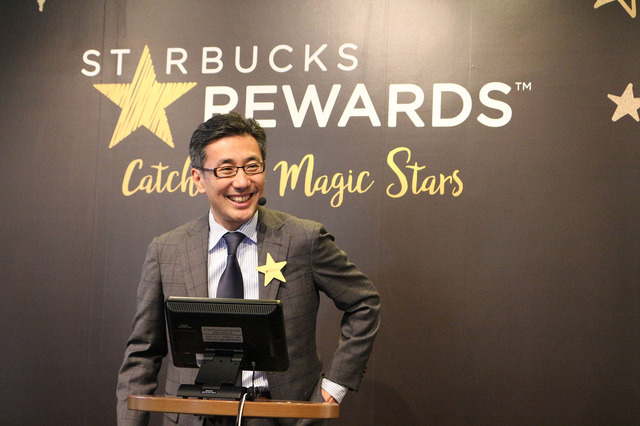 「スターバックス コーヒー ジャパン」代表取締役最高責任者（CEO）水口貴文