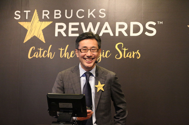 「スターバックス コーヒー ジャパン」代表取締役最高責任者（CEO）水口貴文