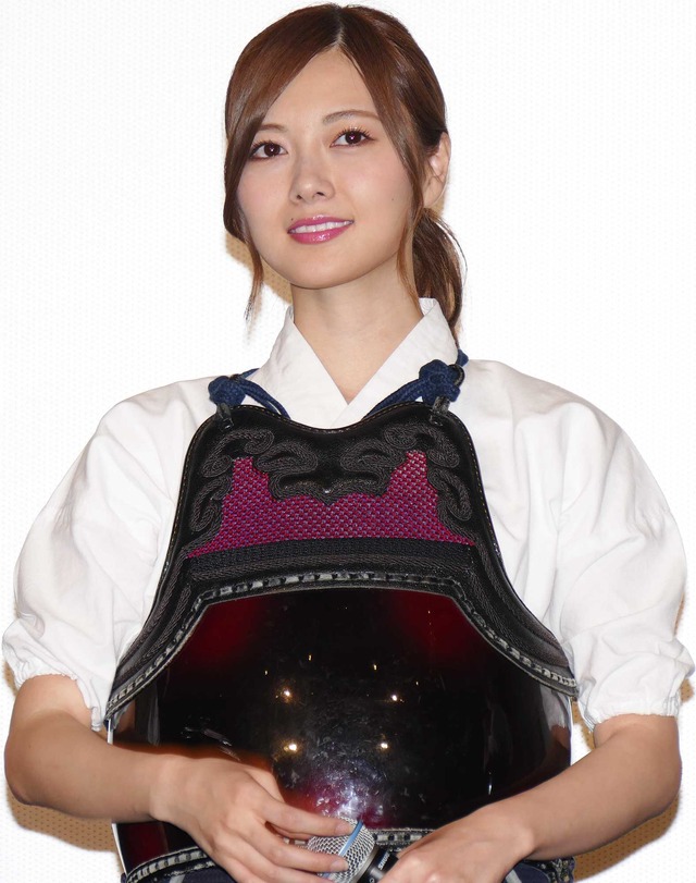 白石麻衣／『あさひなぐ』初日舞台挨拶