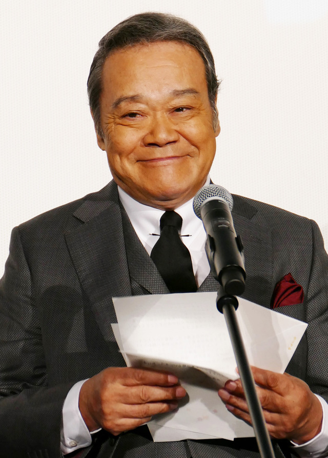 西田敏行／『ナミヤ雑貨店の奇蹟』初日舞台挨拶