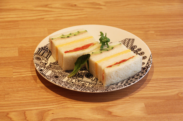 ペリカンカフェのミックスサンド（650円）