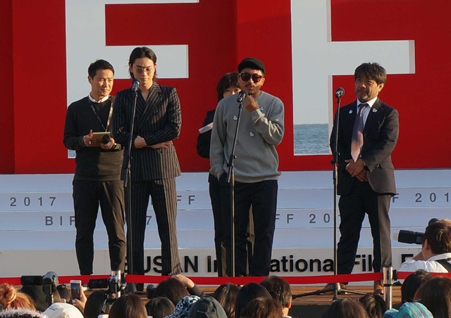 菅田将暉＆ヤン・イクチュン『あゝ、荒野』／釜山国際映画祭(C)Ayako Ishizu