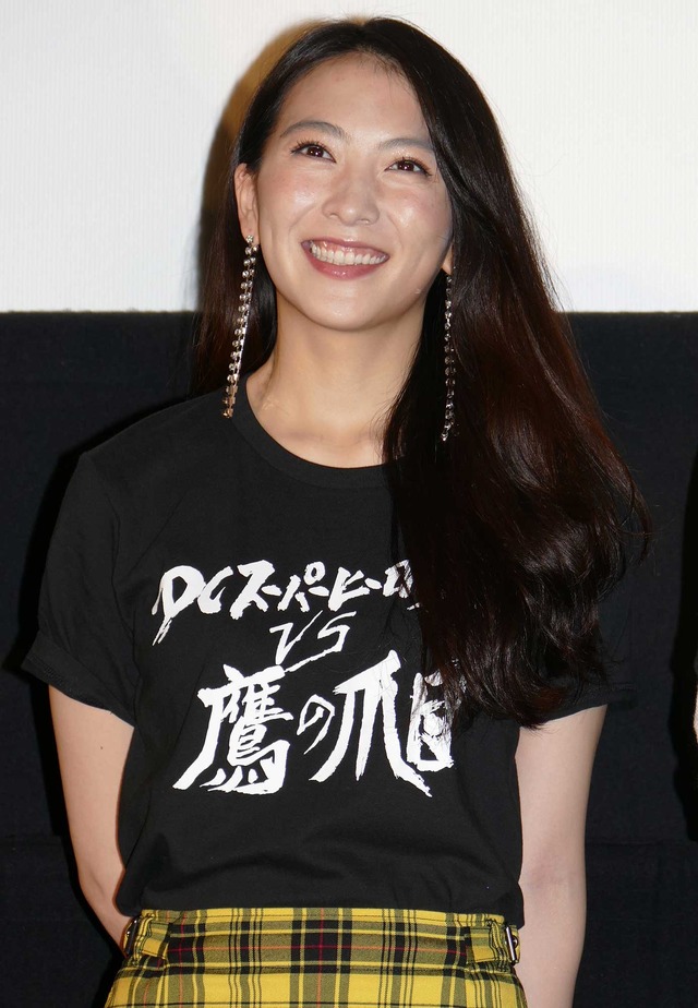 知英／『DCスーパーヒーローズvs鷹の爪団』初日舞台挨拶