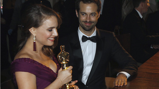 ナタリー・ポートマンとバンジャマン・ミルピエ -(C) Reuters/AFLO