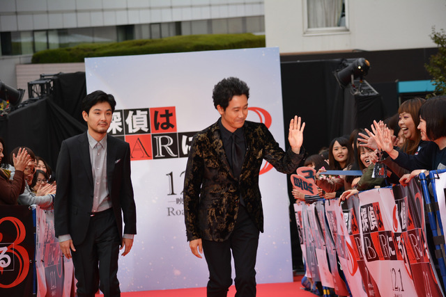 大泉洋＆松田龍平／『探偵はBARにいる3』ジャパンプレミア