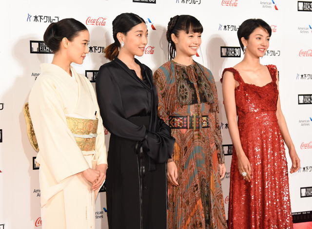 蒼井優＆宮崎あおい＆安藤サクラ＆満島ひかり／第30回東京国際映画祭のレッドカーペットイベント