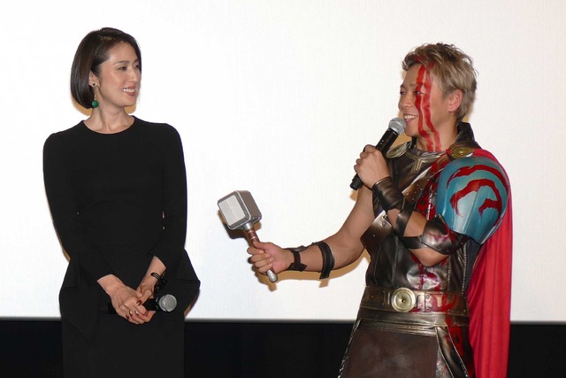 天海祐希＆武尊／『マイティ・ソー バトルロイヤル』日本語吹き替え版完成披露試写会