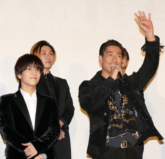 岩田剛典＆AKIRA／『HiGH＆LOW THE MOVIE 3／FINAL MISSION』完成披露試写会