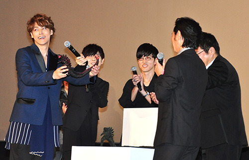 梶裕貴＆宮野真守＆櫻井孝宏＆松尾諭＆津田寛治／『GODZILLA 怪獣惑星』完成披露試写会