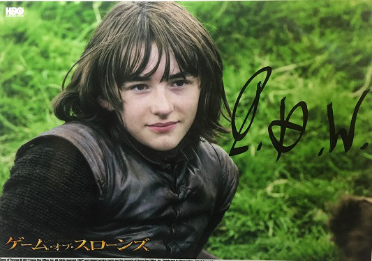 アイザック・ヘンプステッド・ライトのサイン入り写真