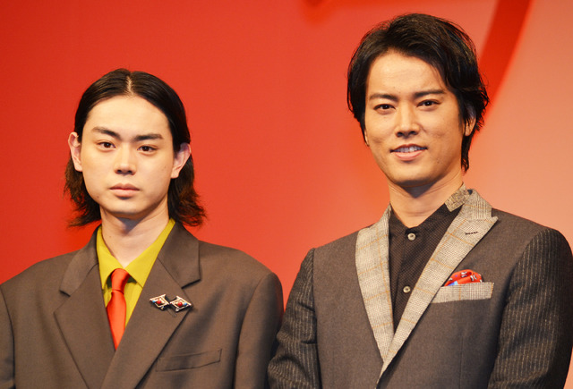 菅田将暉＆桐谷健太／『火花』完成披露試写会