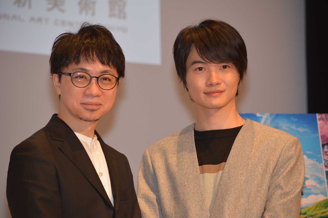 新海誠＆神木隆之介／「新海誠展『ほしのこえ』から『君の名は。』まで」