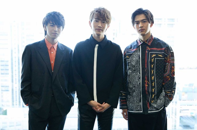 松尾太陽＆杉野遥亮＆甲斐翔真「花にけだもの」／photo：Tatsunori Iwama