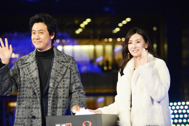 大泉洋＆北川景子／「ミッドタウン・クリスマス 2017」点灯式