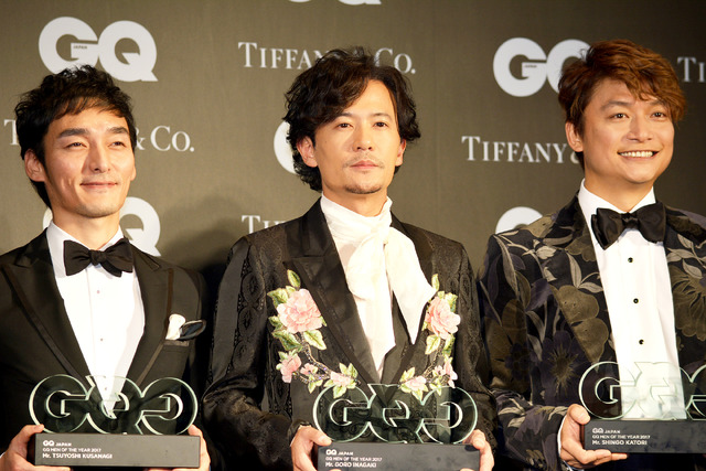 稲垣吾郎＆草なぎ剛＆香取慎吾／「GQ MEN OF THE YEAR 2017」
