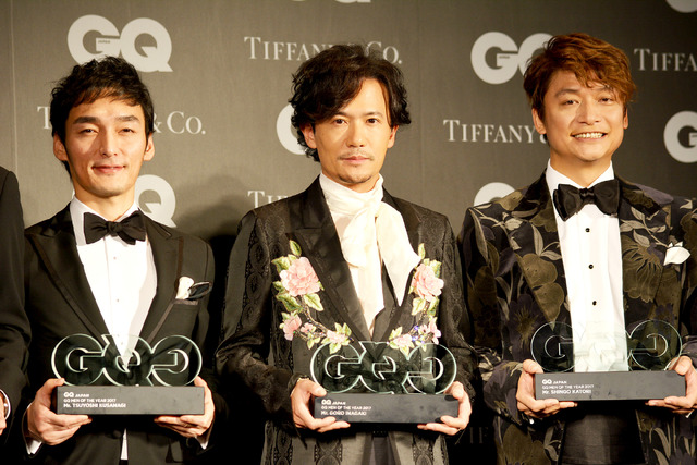 稲垣吾郎＆草なぎ剛＆香取慎吾／「GQ MEN OF THE YEAR 2017」