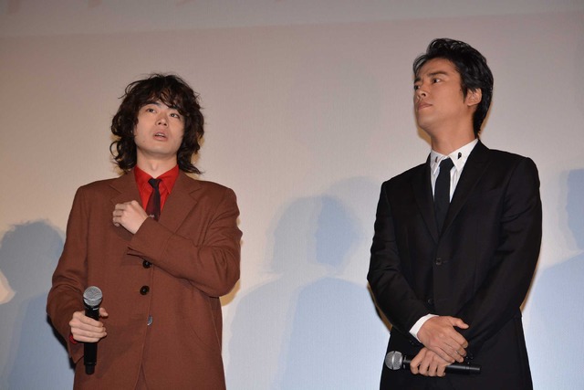 菅田将暉＆桐谷健太／『火花』初日舞台挨拶