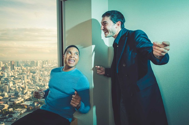 レイ・フィッシャー＆エズラ・ミラー『ジャスティス・リーグ』／photo：You Ishii