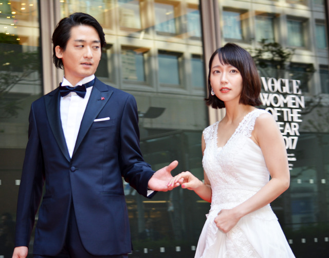 吉岡里帆／「VOGUE JAPAN WOMEN OF THE YEAR 2017」の授賞式・記者会見