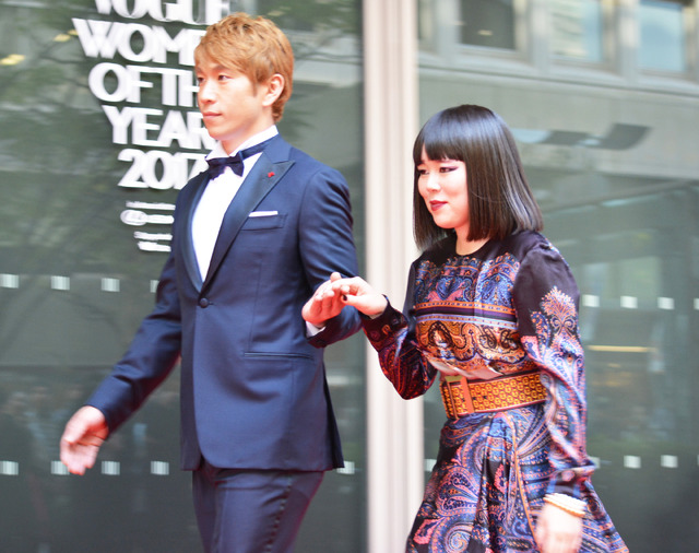 ブルゾンちえみ／「VOGUE JAPAN WOMEN OF THE YEAR 2017」の授賞式・記者会見