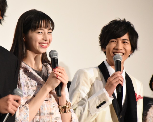 映画『覆面系ノイズ』初日舞台挨拶／中条あやみ、志尊淳