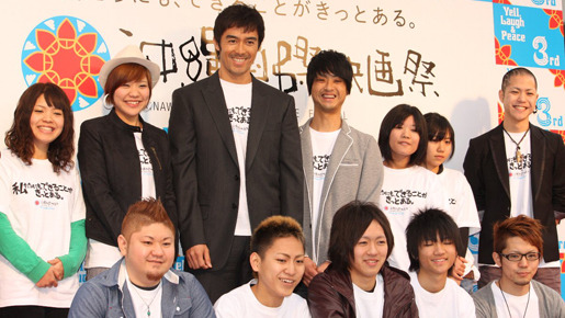 第3回沖縄国際映画祭 『天国からのエール』舞台挨拶にて