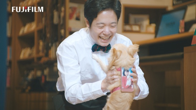 フジカラー年賀状WEB動画「戌年に犬とつくる年賀状」篇