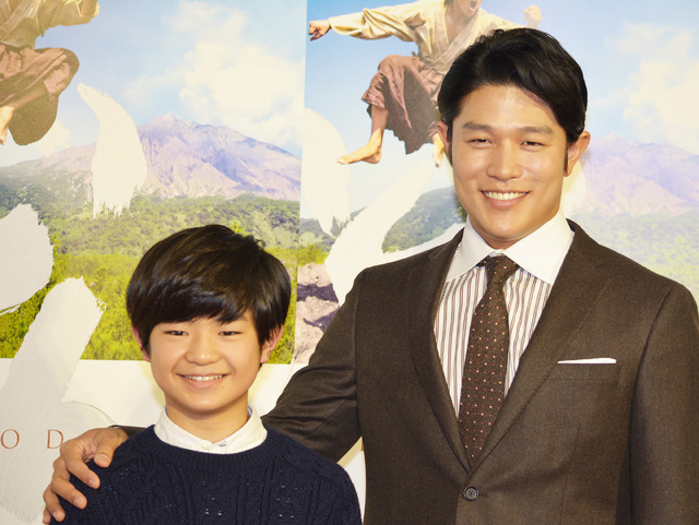 鈴木亮平＆渡邉蒼／大河ドラマ「西郷どん」第1回完成試写会