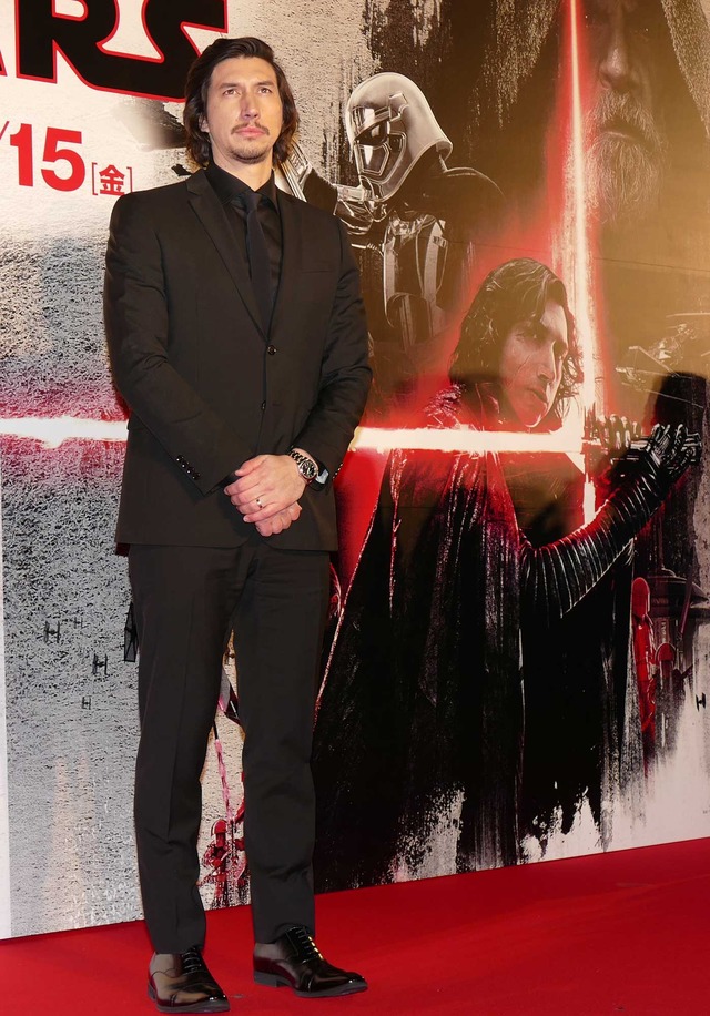 アダム・ドライバー『スター・ウォーズ／最後のジェダイ』レッドカーペット・イベント