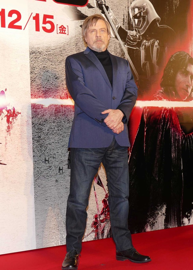 マーク・ハミル『スター・ウォーズ／最後のジェダイ』レッドカーペット・イベント