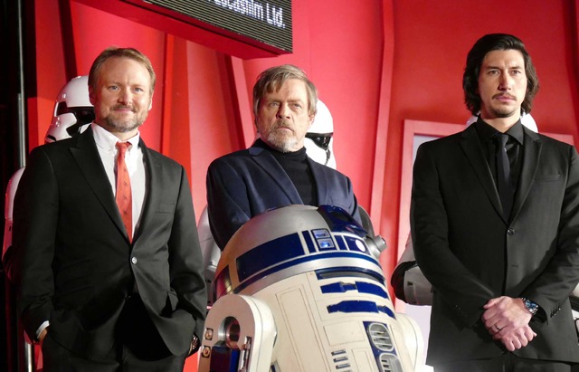 ライアン・ジョンソン監督＆マーク・ハミル＆アダム・ドライバー『スター・ウォーズ／最後のジェダイ』レッドカーペット・イベント
