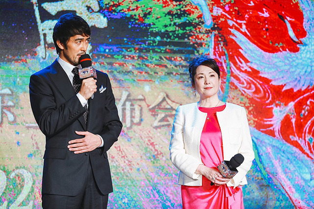 阿部寛&松坂慶子/記者会見