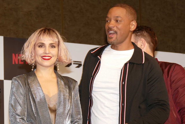 ノオミ・ラパス＆ウィル・スミス／Netflixオリジナル映画『ブライト』来日記者会見