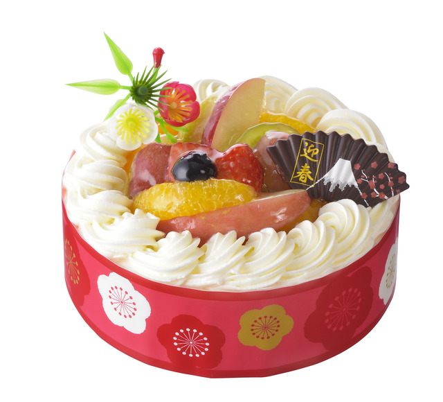 迎春フルーツデコレーション(5号)