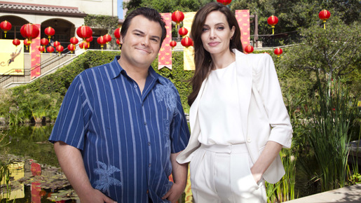 『カンフーパンダ2』で声優を務めるジャック・ブラック、アンジェリーナ・ジョリー