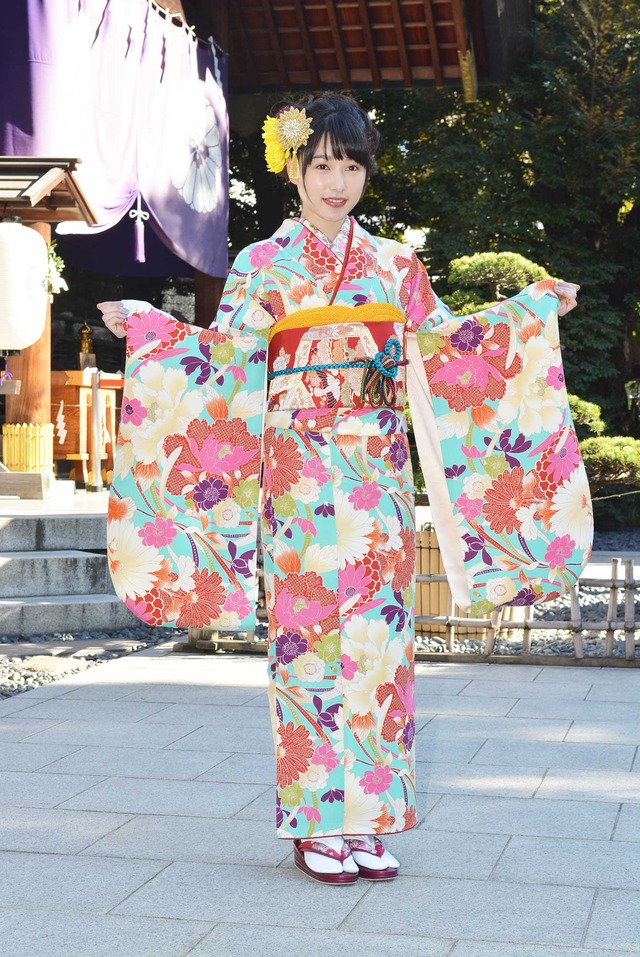 桜井日奈子／晴れ着お披露