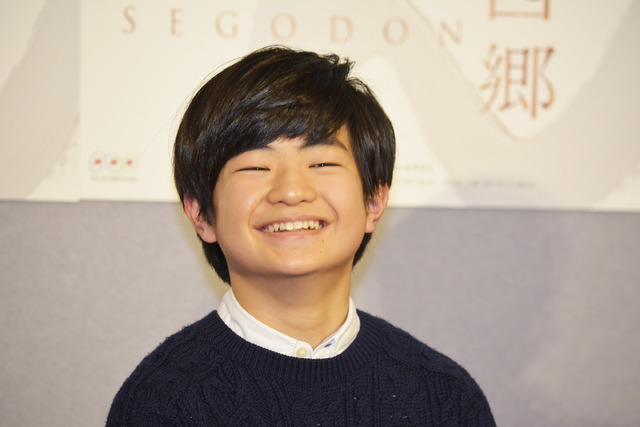 渡邉蒼／大河ドラマ「西郷どん」第1回完成試写会