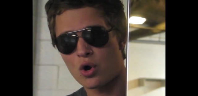 アンセル・エルゴート／『ベイビー・ドライバー』　（C）2017 TRISTAR PICTURES, INC. ALL RIGHTS RESERVED.