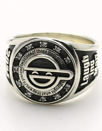 「笑い男」カレッジリング