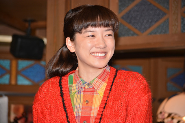 永野芽郁／「半分、青い。」スタジオ取材会