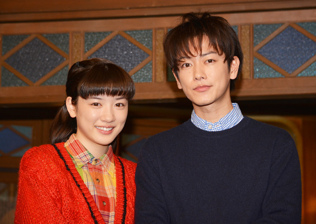 永野芽郁＆佐藤健／「半分、青い。」スタジオ取材会
