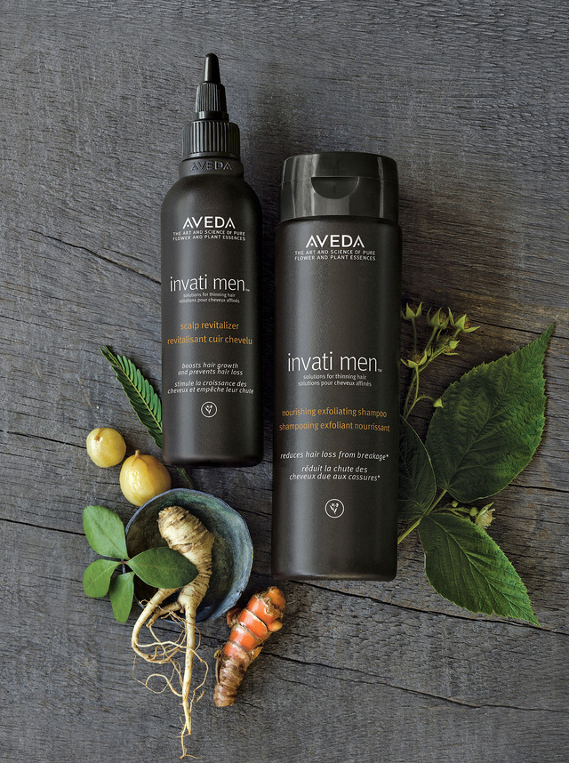 AVEDA インヴァティ メン エクスフォリエイティング シャンプー&インヴァティ メン ヘア&スカルプ エッセンス