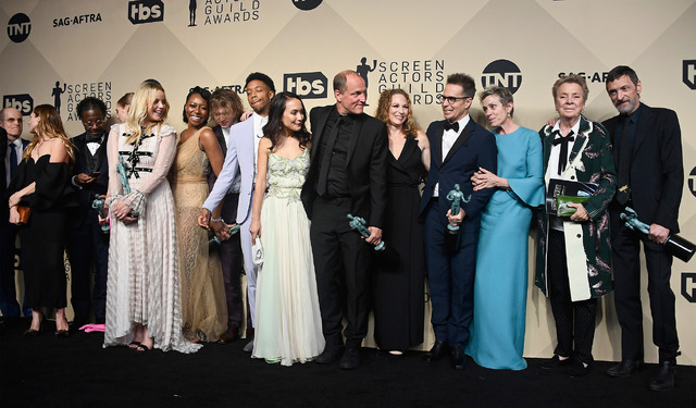 『スリー・ビルボード』キャストたち-(C)Getty Images