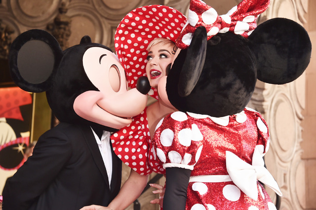ミッキーマウス＆ミニーマウス＆ケイティ・ペリー-(C)Getty Images